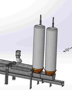 Base unit for double parallel mill MBM M&M